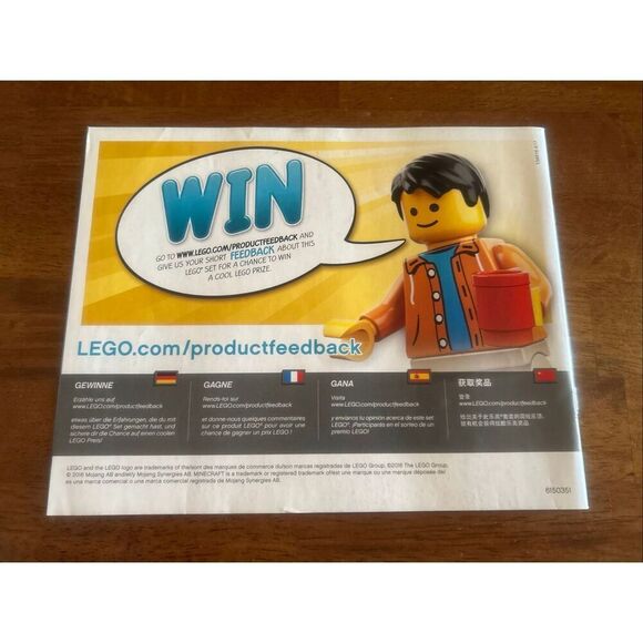 LEGO Minecraft The Iron Golem #21123 Instruction Booklet Only (6007) - Picture 3 of 4